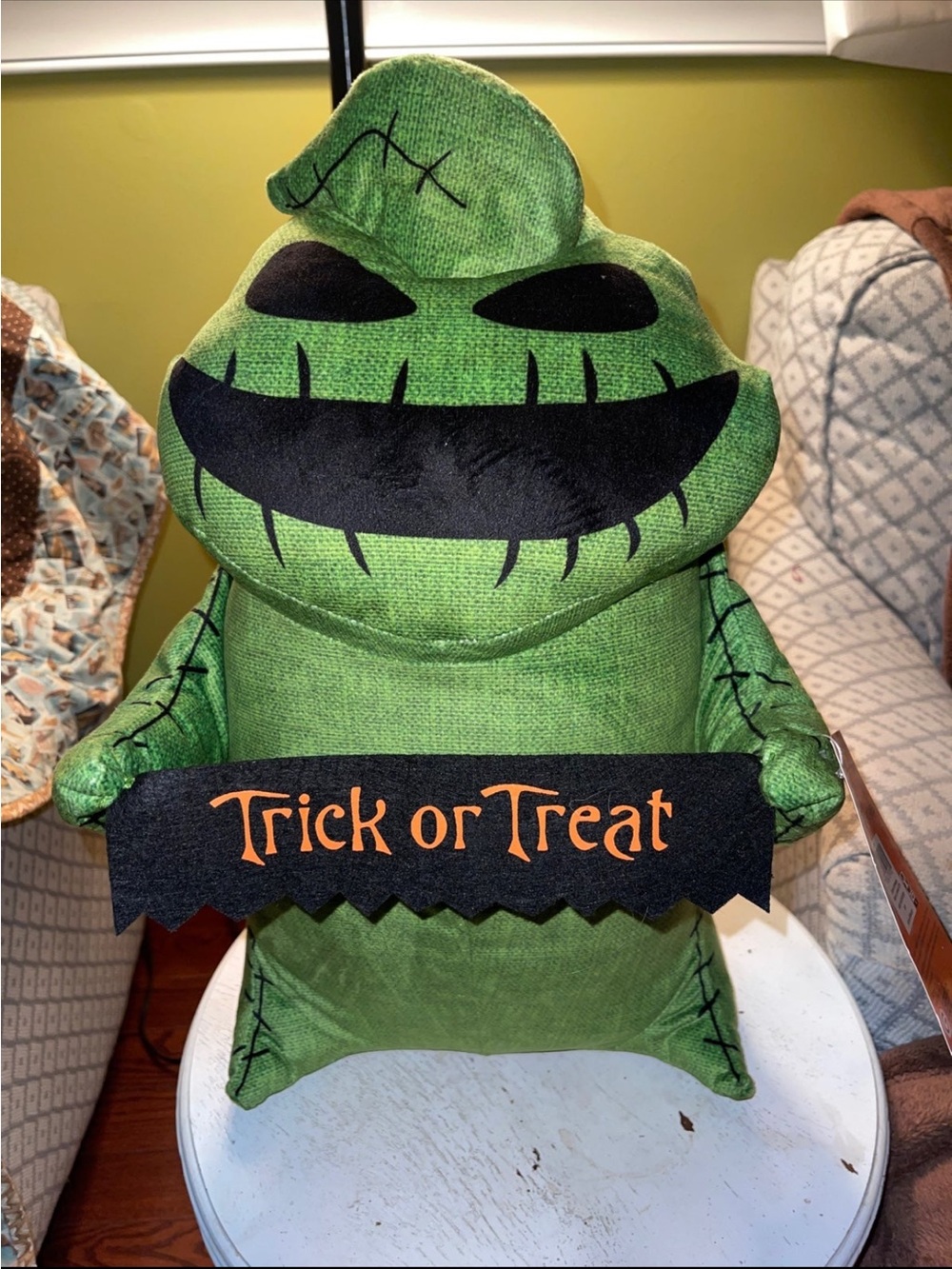 Oogie Boogie trick or treat greeter-21inch-Brand New
